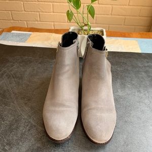 Suede block heel bootie from Cole Haan